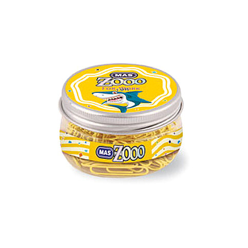 MAS 608 ZOO ATAŞ NO:3 SARI ŞEFFAF YUVARLAK KUTU - 1