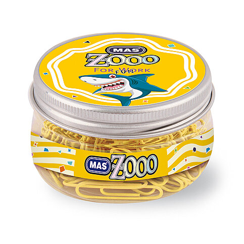 MAS 608 ZOO ATAŞ NO:3 SARI ŞEFFAF YUVARLAK KUTU - 1