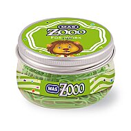 MAS 608 ZOO ATAŞ NO:3 YEŞİL ŞEFFAF YUVARLAK KUTU - MAS