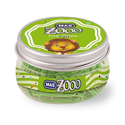 MAS 608 ZOO ATAŞ NO:3 YEŞİL ŞEFFAF YUVARLAK KUTU - 1