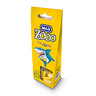 MAS 616 ZOO OMEGA ÇELİK KISKAÇ 25mm SARI 10LU - MAS