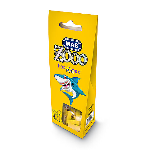 MAS 616 ZOO OMEGA ÇELİK KISKAÇ 25mm SARI 10LU - 1