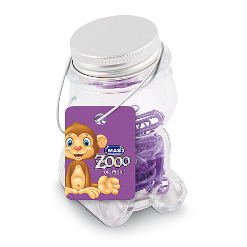 MAS 618 ZOO ATAŞ NO:2 MOR CAM KAVANOZ - 1