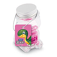 MAS 618 ZOO ATAŞ NO:2 PEMBE CAM KAVANOZ - MAS