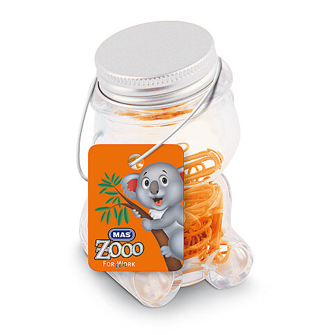 MAS 618 ZOO ATAŞ NO:2 TURUNCU CAM KAVANOZ - 1