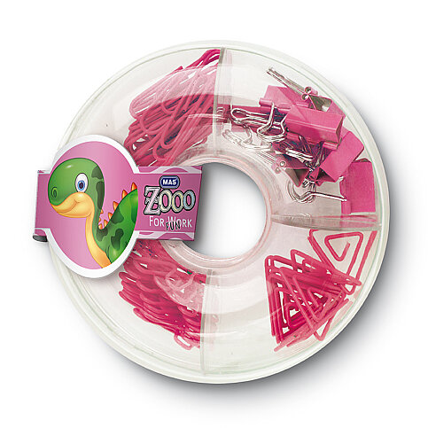 MAS 620 ZOO ATAŞ+KISKAÇ+HARİTA ÇİVİSİ SETİ PEMBE SET - 1