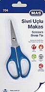 MAS 704 SİVRİ UÇLU ECZANE MAKASI BLİSTER - MAS