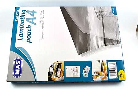 MAS 7706 LAMİNASYON FİLMİ A4 125mic 100LÜ - 1