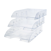 Mas 829 Mafsallı Şeffaf Evrak Rafı 3Lü - MAS