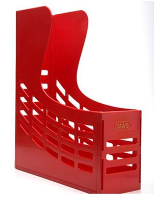 Mas 842 Montajlı Plastik Magazinlik Kırmızı - 1