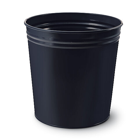 MAS 853 EKONOMİK METAL ÇÖP KOVASI SİYAH 10lt - 1