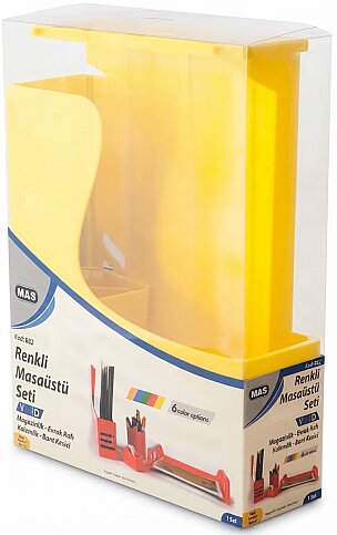 MAS 882 VİVİD PLASTİK MASA SETİ SARI - 1