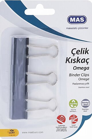 MAS 931 OMEGA ÇELİK KISKAÇ 32mm 3LÜ BLİSTER - 1