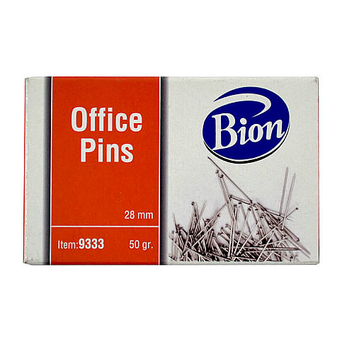 MAS 9333 BİON TOPLU İĞNE 28mm 50gr KUTU - 1