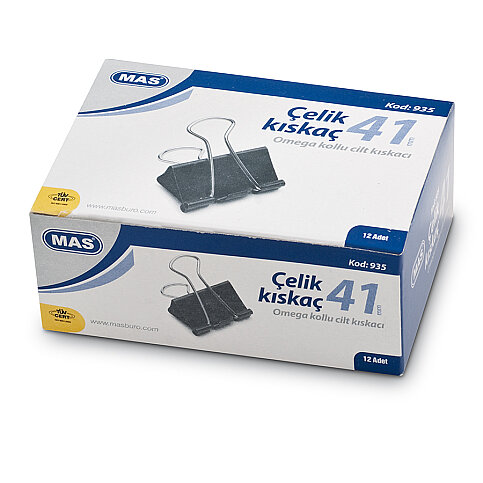 MAS 935 OMEGA ÇELİK KISKAÇ 41mm 12Lİ KUTU - 1
