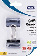 MAS 936 OMEGA ÇELİK KISKAÇ 41mm 2Lİ BLİSTER - MAS