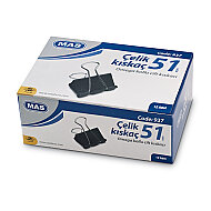 MAS 937 OMEGA ÇELİK KISKAÇ 51mm 12Lİ KUTU - MAS