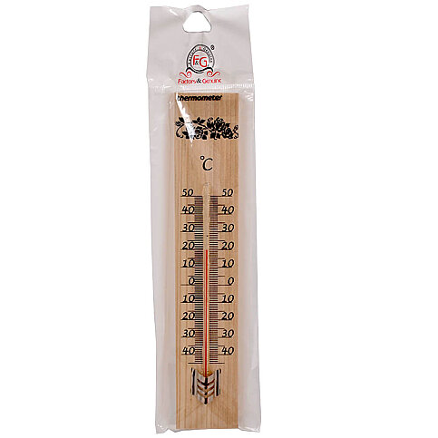 MASİS OVAL AHŞAP TERMOMETRE (TER-915) - 1