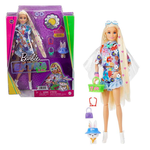 Mattel Barbie Extra Mavi Etekli Bebek 4 (Hdj45) - 1
