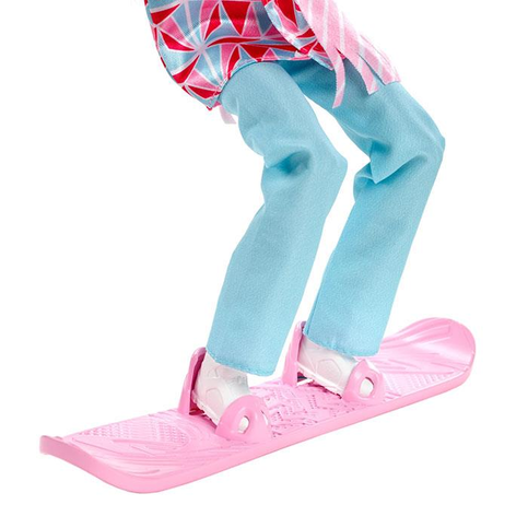 Mattel Barbie Snowboard Sporcusu Bebek 6 (Hcn32) - 4