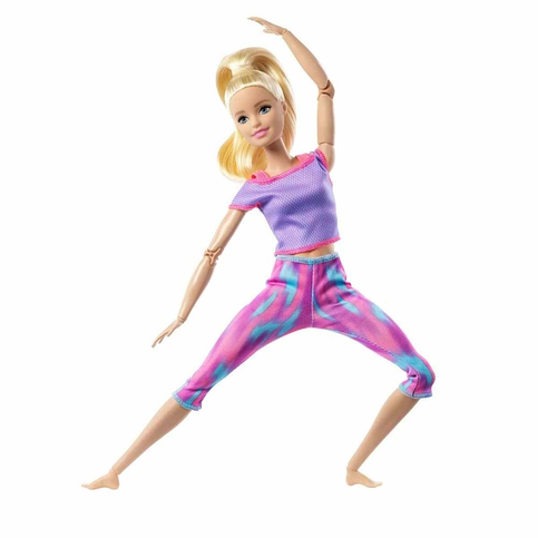 Mattel Barbie Sonsuz Hareket Bebeği Desenli (Gxf04) - 5