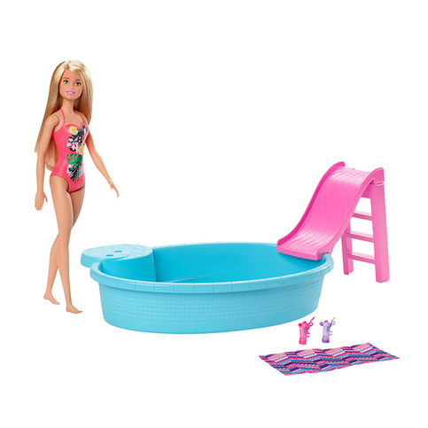 Mattel Barbie Ve Eğlenceli Havuzu (Ghl91) - 4