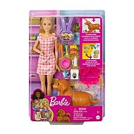 Mattel Barbie Ve Yeni Doğan Köpekler Oyun Seti (Hck75) - 1