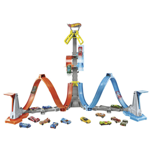 Mattel Hot Wheels Dikey Uçuş Heyecanı Yarış Seti 4 (Grw39) - 4