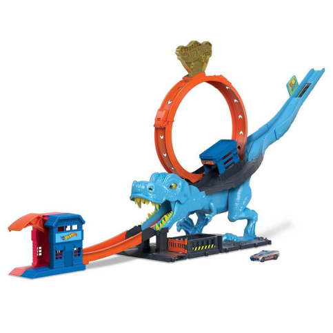 Mattel Hot Wheels Dinozor İle Mücadele Oyun Seti 2 (Hkx42) - 1
