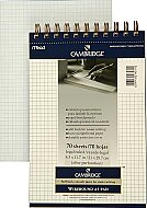 MEAD CAMBRİDGE SPİRALLİ BEYAZ BLOKNOT A5 KARELİ 70 YAPRAK (M-253848) - MEAD