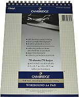 MEAD CAMBRİDGE SPİRALLİ FİLDİŞİ BLOKNOT A4 KARELİ 70 YAPRAK (M-259890) - MEAD