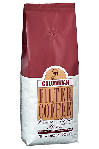 KURUKAHVECİ MEHMET EFENDİ COLOMBİAN ÇEKİRDEK FİLTRE KAHVE 1kg - 1