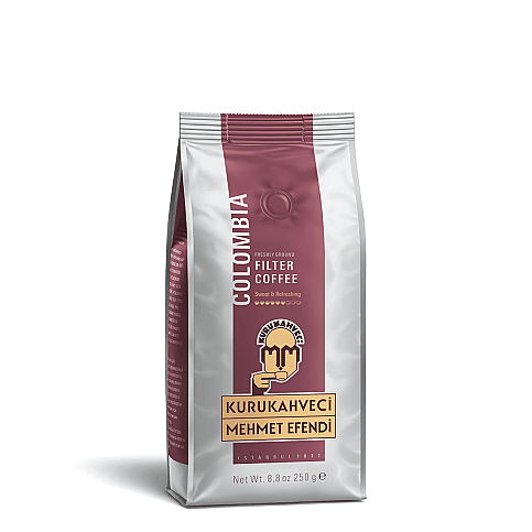 KURUKAHVECİ MEHMET EFENDİ COLOMBİAN FİLTRE KAHVE 250gr - 1