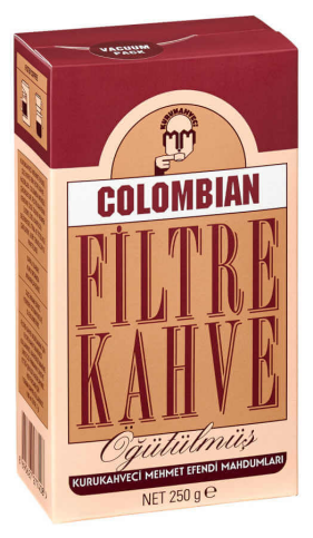 Kurukahveci Mehmet Efendi Colombian Filtre Kahve 250Gr - 1