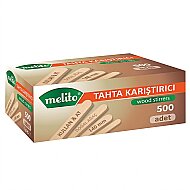MELİTO KAĞIT SARGILI AHŞAP KARIŞTIRICI 500LÜ - MELİTO
