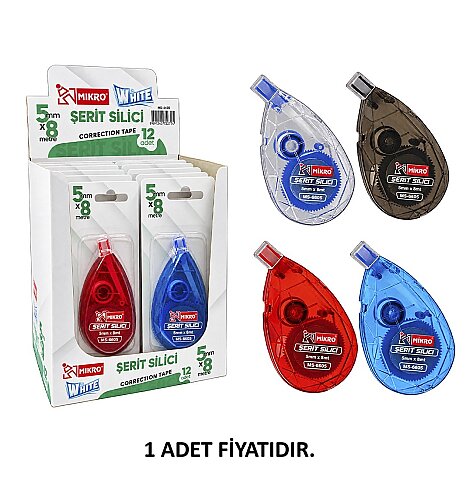 MİKRO 6605-12 ŞERİT DÜZELTİCİ (SİLİCİ) 5mmx8m - 1