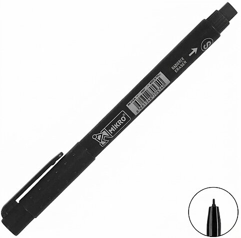 MİKRO MK-419S ASETAT-CD KALEMİ S SİYAH - 1