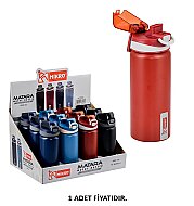 MİKRO MT-2520-12 ALUMİNYUM MATARA 600ml - MİKRO