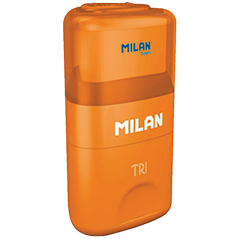 MİLAN 4700116 TRİ HAZNELİ SİLGİLİ KALEMTRAŞ (15321044700116) - 1