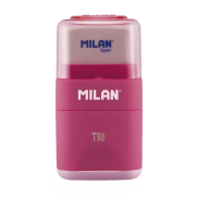 Milan 4700116 Tri Hazneli Silgili Kalemtraş (15321044700116) - 2