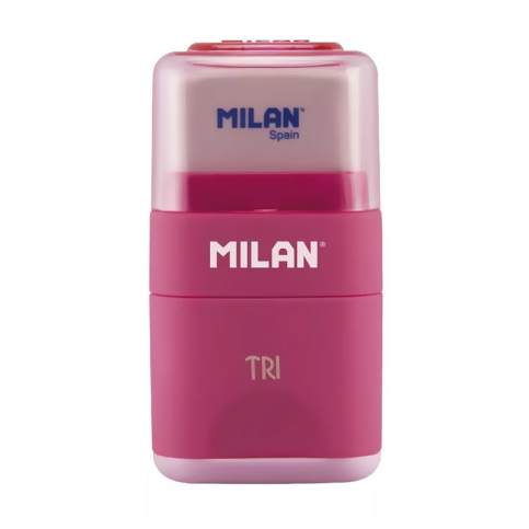 Milan 4700116 Tri Hazneli Silgili Kalemtraş (15321044700116) - 2