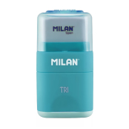 Milan 4700116 Tri Hazneli Silgili Kalemtraş (15321044700116) - 4