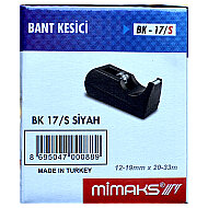 MİMAKS BK17 BANT MAKİNESİ 12mmx33m MAVİ - MİMAKS