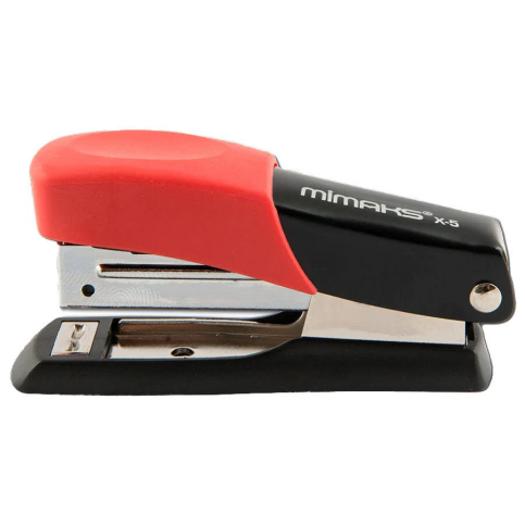 Mimaks Bükü X-5 Mini Zımba Makinesi No:10 Kırmızı - 1
