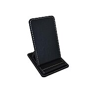 MİMAKS DK-15 SUNİ DERİ MASA ÜSTÜ TELEFON STANDI SİYAH - MİMAKS
