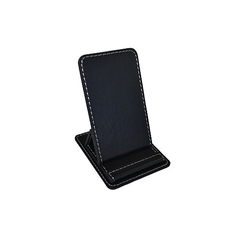 Mimaks Dk-15 Suni Deri Masa Üstü Telefon Standı Siyah - 1