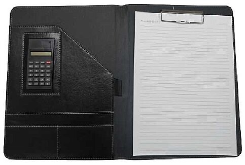 MİMAKS DK-210 HESAP MAKİNELİ SEKRETERLİK A4 10 YAPRAK SİYAH - 1