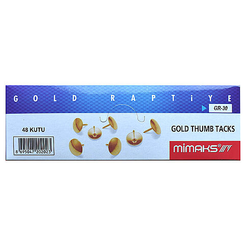 MİMAKS GR30 GOLD RAPTİYE 30 ADET - 1