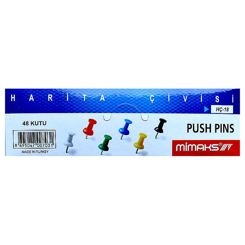 MİMAKS HC18 HARİTA ÇİVİSİ 18 ADET