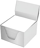 MİMAKS KBN-8 KÜP BLOK NOT KAĞIDI 8x8cm BEYAZ - MİMAKS